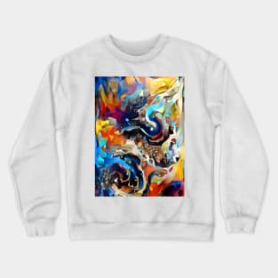 Color Spiral Crewneck Sweatshirt
